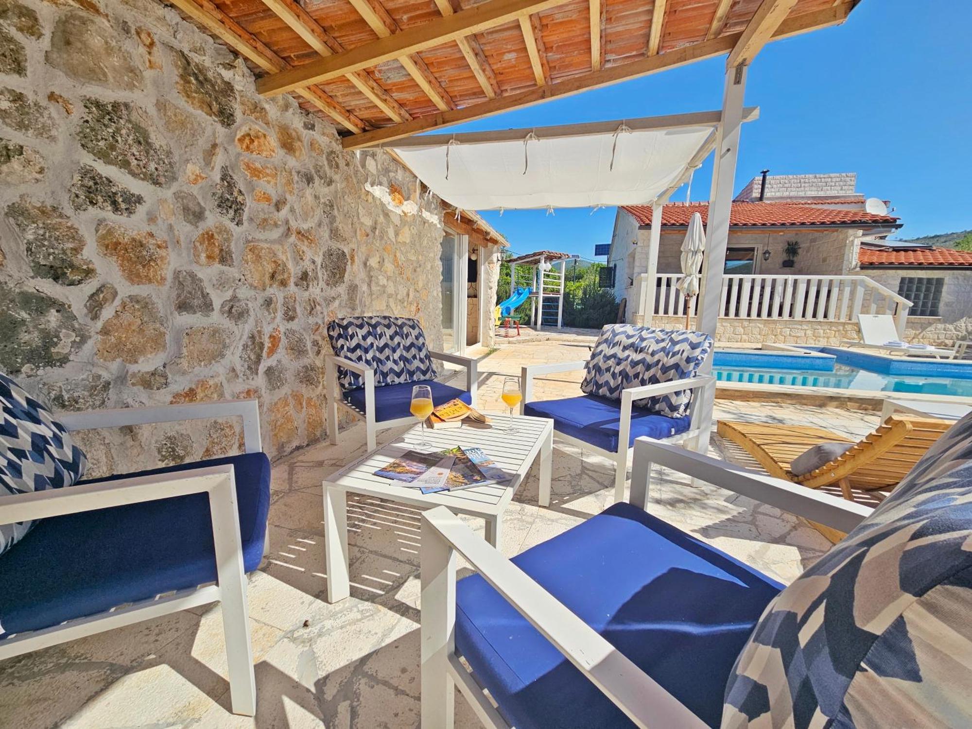 Вілла Flamingo - House With Private Pool Gornji Seget Екстер'єр фото