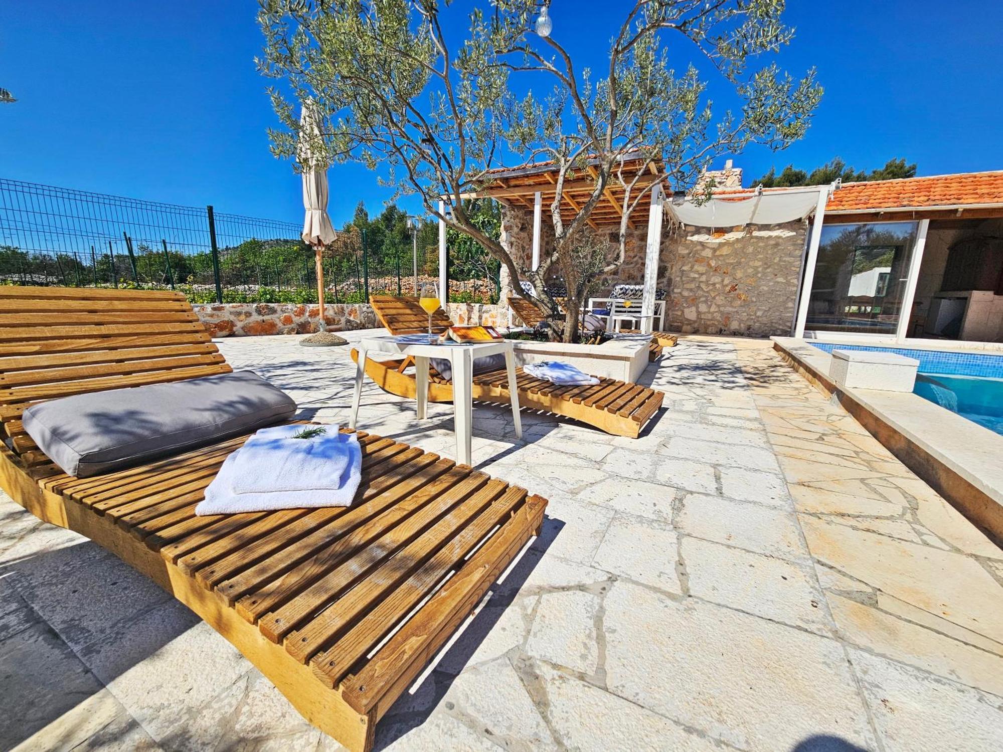 Вілла Flamingo - House With Private Pool Gornji Seget Екстер'єр фото